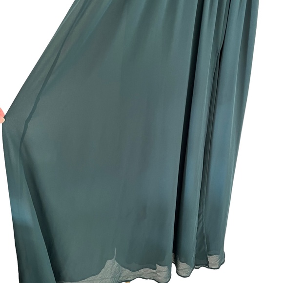 Lulu's Forest Green Sleeveless Maxi Dress Size XS - Picture 6 of 13